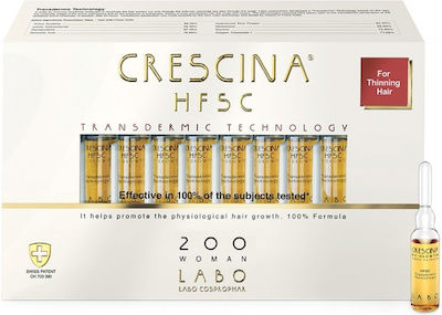 Labo Crescina Transdermic HFSC 500 Fiola pentru păr pentru căderea părului pentru femei 40x3.5ml