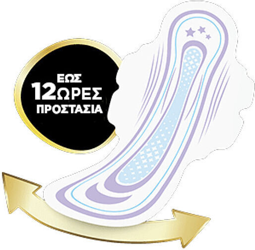 Always Ultra Secure Night Extra Pantyliners with Wings Night Size 5 In Double Pack 2x5pcs