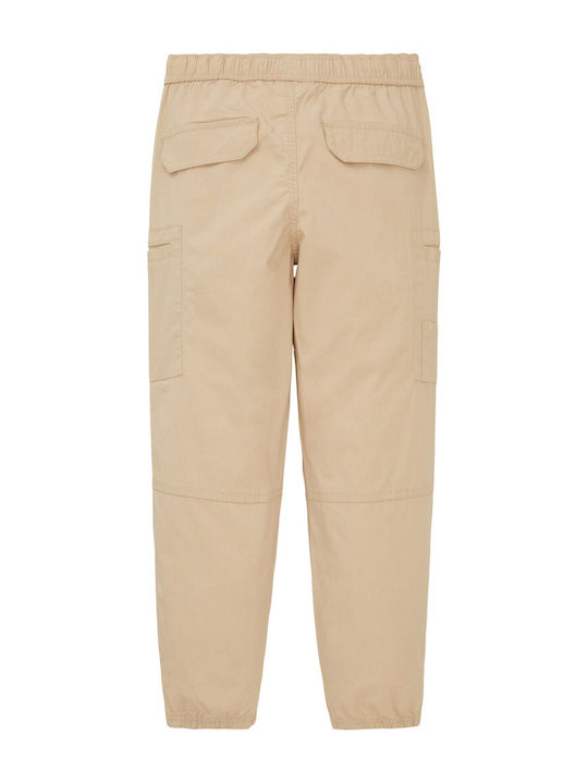 Tom Tailor Boys Fabric Cargo Trouser Beige