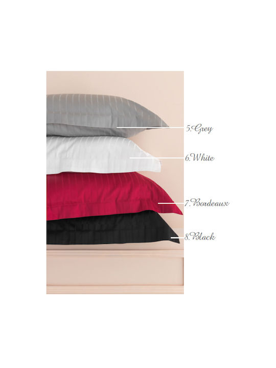 Palamaiki Sateen Riga Set of Pillowcases Oxford White 52x75cm