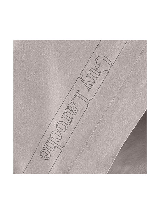 Guy Laroche Color Plus Kissenbezug-Set mit Umschlagumschlag Melanze 50x70cm.