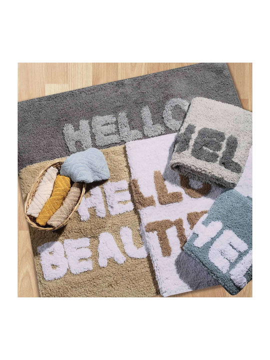 Das Home Bath Mat Cotton 0671 420750800671 Blue, White 50x80cm