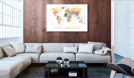 Polihome World σε Καμβά 90x60 cm