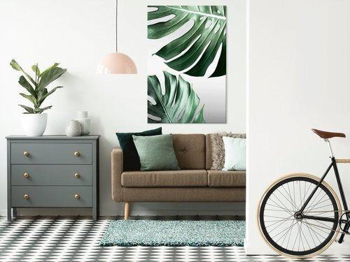 Polihome Monstera Leaves σε Καμβά 40x60 cm