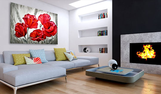 Polihome Poppies Υφασμάτινος 120x80 cm