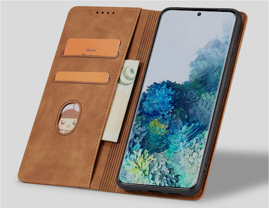 Bodycell PU Leather Brieftasche Synthetisches Leder Braun (Xiaomi Note 12)