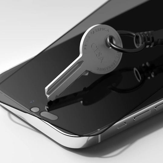 Hofi Pro+ Datenschutz Vollflächig Gehärtetes Glas Schwarz (iPhone 17e / 16e / 14 / 13 / 13 Pro)