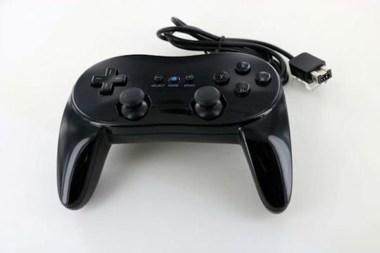 Classic Controller Pro Ενσύρματο για Wii Μαύρο