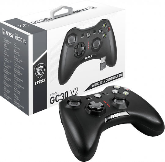 MSI Force GC30 V2 Kabellos & Verkabelt Gamepad für Android / PC Schwarz