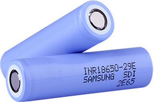 Samsung INR18650-29E Επαναφορτιζόμενη Μπαταρία 18650 Li-Mn 2850mAh 3.7V 1τμχ