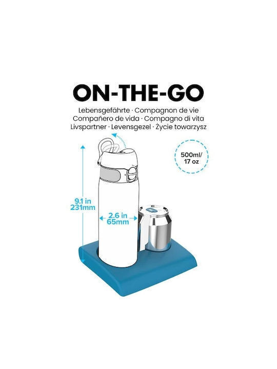 Ion8 Sportiv Sticlă de apă Plastic 500ml Transparent