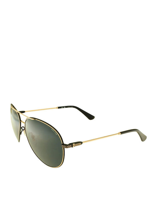 Police Herren Sonnenbrille mit Rose Gold Metall Gestell und Gray Linse SPLL11 0302