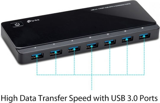 TP-LINK v1 Hub USB 3.0 cu 7 Porturi cu Conectare USB-A