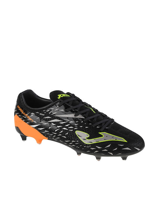 Joma Evolution Cup FG Niedrig Fußballschuhe mit Stollen Schwarz