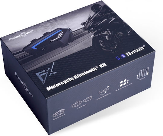 FreedConn FX Single Intercom for Motorcycle Helmet with Bluetooth