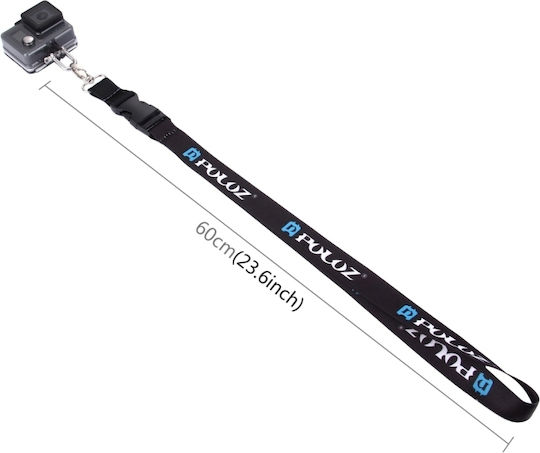 Puluz Long Neck Strap for GoPro Fusion / Hero 10 / Hero 11 / Hero 4 Session / Hero 5 / Hero 5 Session / Hero 6 / Hero 7 / Hero 8 / Max
