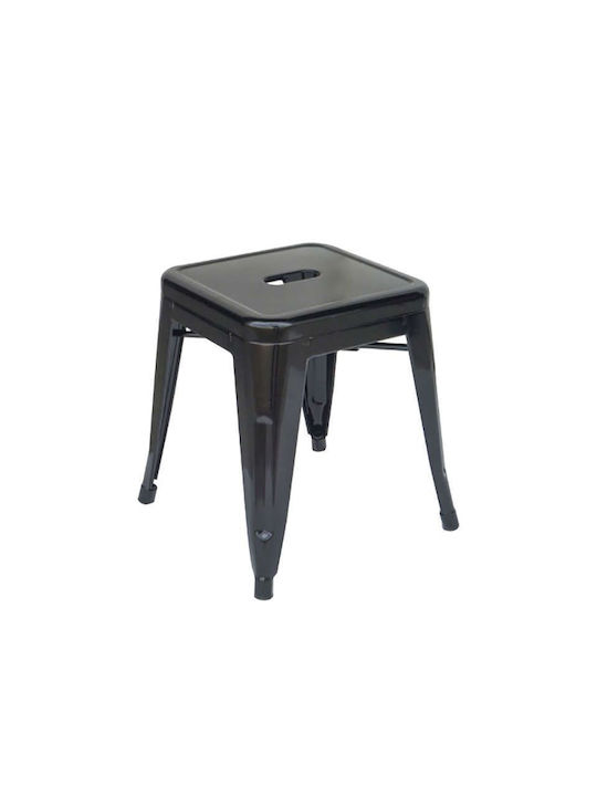 Stool for Bar Outdoor Texas Industrial Black 43x43x45cm