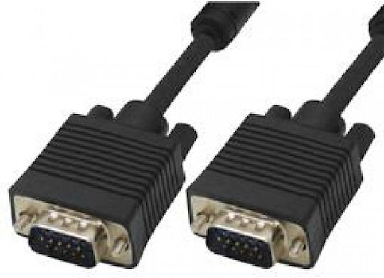 Pully Cable VGA male - VGA male Μαύρο 1.8m (04.001.0452)