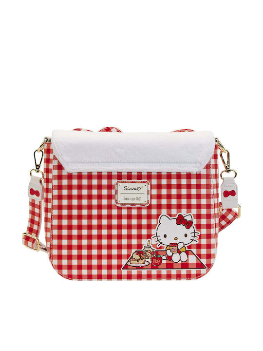Loungefly Hello Kitty - Gingham Kids Bag Shoulder Bag Red 20.3cmx7.6cmx24.1cmcm