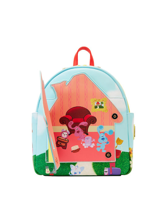 Loungefly Blues Clue's Open House Kids Bag Backpack Multicolored 22.9cmx11.4cmx26.7cmcm