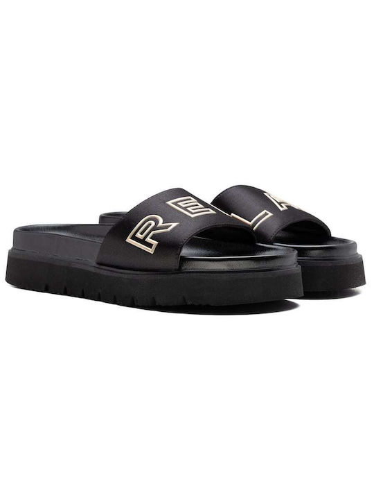 Replay Frauen Flip Flops in Schwarz Farbe