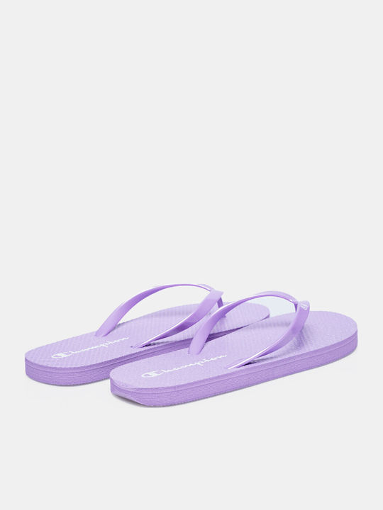 Metal Glam Women's Flip Flops Purple