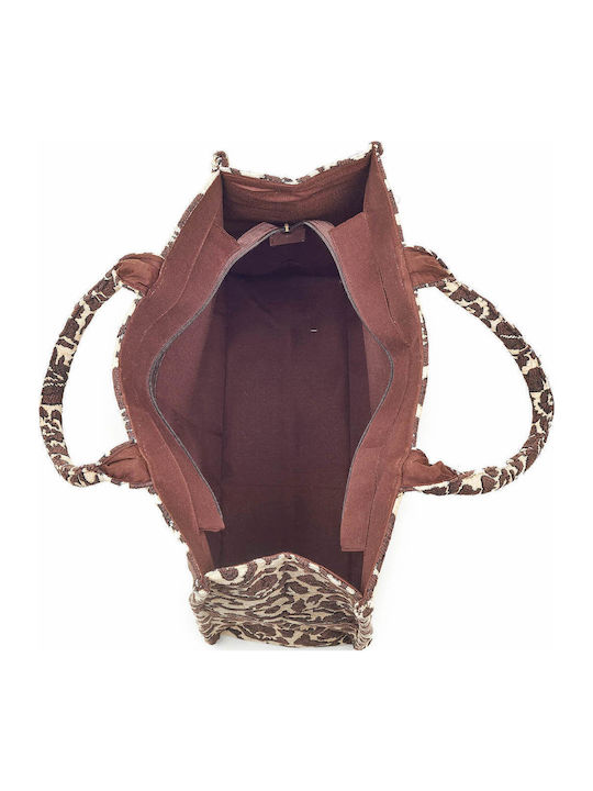 Verde Fabric Beach Bag Multicolour