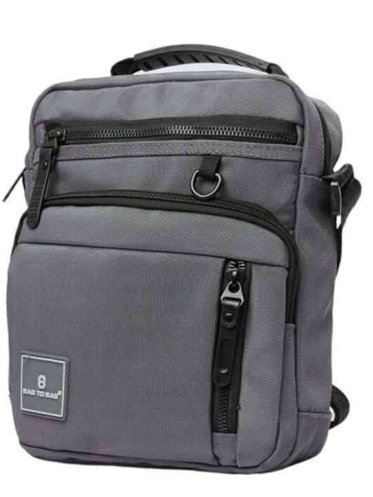 Herrentasche Schulter / Crossbody Gray