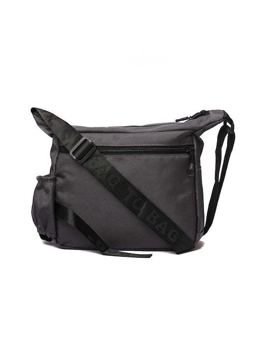 Bag to Bag Ανδρική Τσάντα Ώμου / Χιαστί σε Γκρι χρώμα