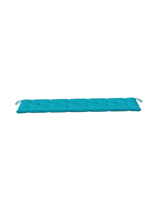 vidaXL Wasserdichtes Sitzbank-Kissen Türkis 180x50 cm
