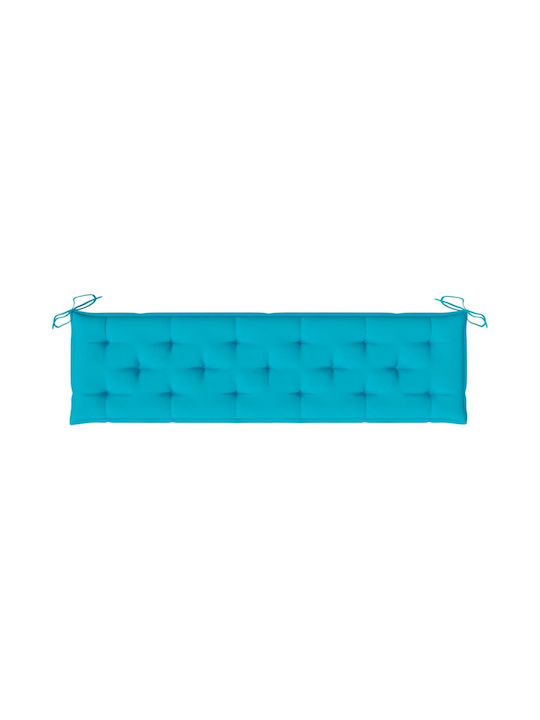 vidaXL Wasserdichtes Sitzbank-Kissen Türkis 180x50 cm