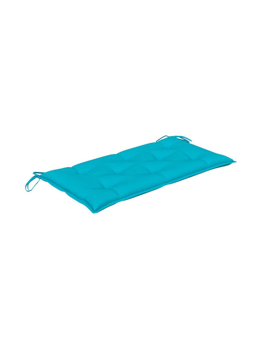 vidaXL Waterproof Garden Bench Cushion Turquoise 100x50cm.