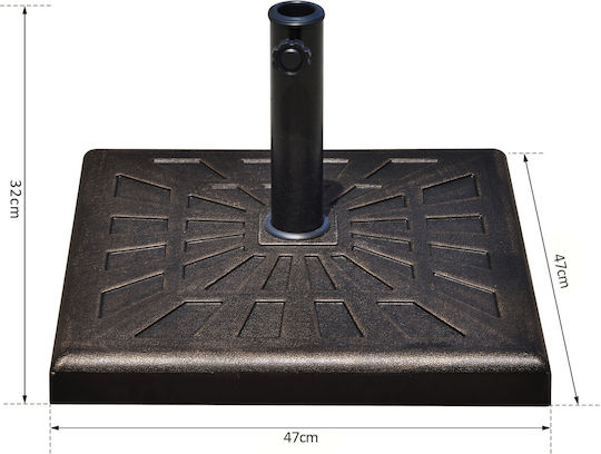 Outsunny Umbrella Stand