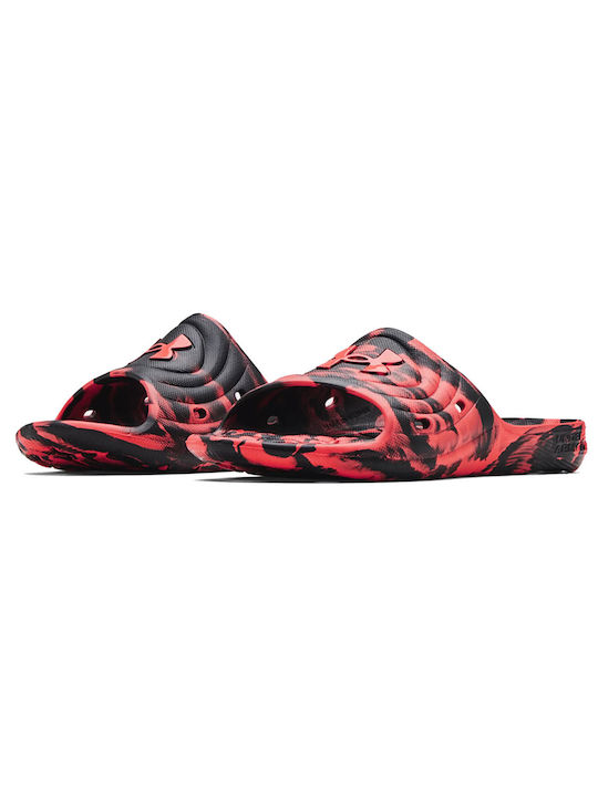 Under Armour Locker Camo Herren-Sandalen Rot