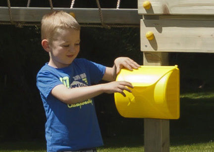 Children's Mailbox Mailbox 25 x 22.6 cm Yellow