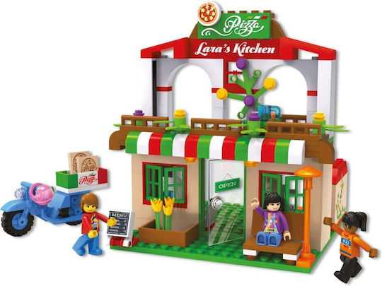 Blocki Building Blocks Pizzaria for 6+ Years 263 Pieces