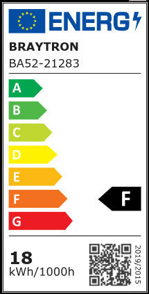 Braytron LED Bulb 18W Fluorescent Type for Socket G13 and Shape T8 Cool White 1800lm