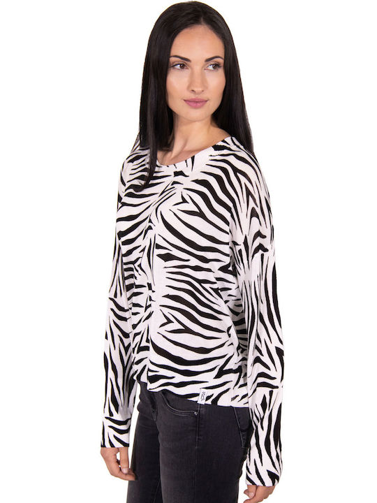 SILVIAN HEACH 'ISIDROP' KNITWEAR FOR WOMEN SHP20055-F.ZEBRA WHITE (F.ZEBRA WHITE)