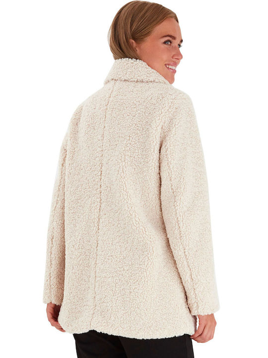 BYOUNG 'CADENCE' SHERPA HALBMANTEL SHERPA DAMEN 20808472-80101 (8010101/BRASILIANISCHER SAND)