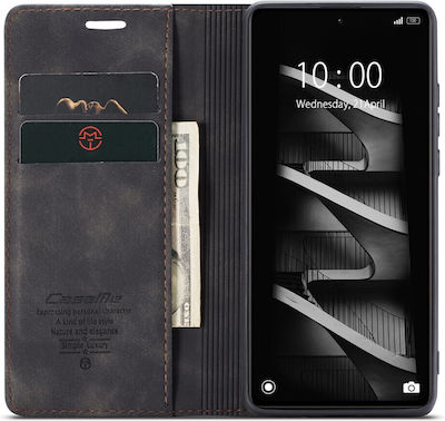 Caseme 013 Series Wallet Δερματίνης Μαύρο (Poco X5 Pro)
