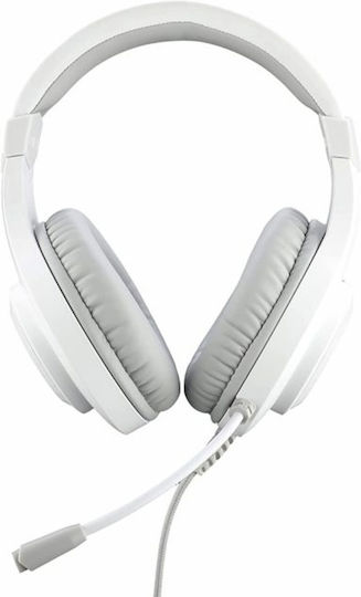 Redragon H260 Hylas Over Ear Gaming Headset με σύνδεση 2x3.5mm / USB Λευκό