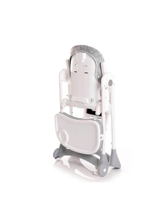 Lorelli Campanella Foldable Baby Highchair with Adjustable Height Capri Lemons
