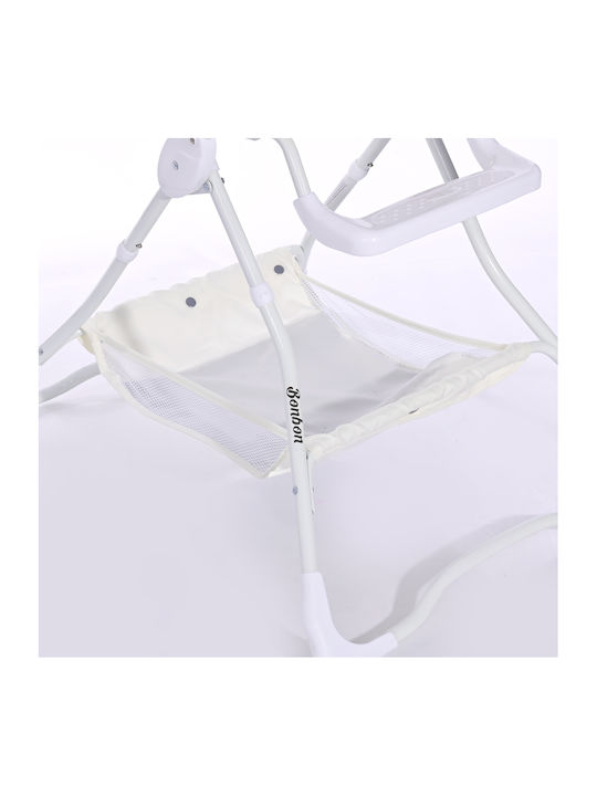 Lorelli Bonbon Foldable Baby Highchair Noble Gray Hippo