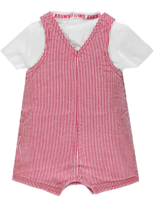 BRUMS BABY SET CU TRICOU PENTRU BĂIAT- 201BBEA004 ROȘU