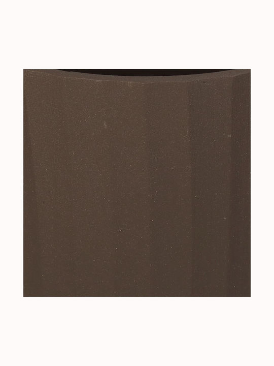 ArteLibre Übertopf Aluminium Braun 17x17x20εκ.