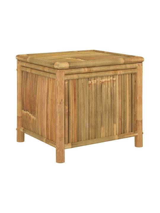 vidaXL Bamboo Outdoor Storage Box Brown 60x52x55cm