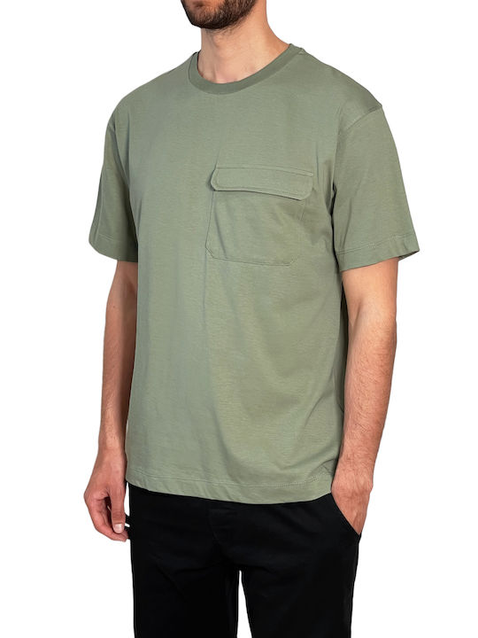 3Guys Edwin Men's Short Sleeve T-shirt Green