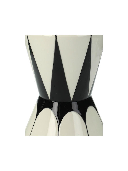 ArteLibre Decorative Vase Black 13x13x32.5cm