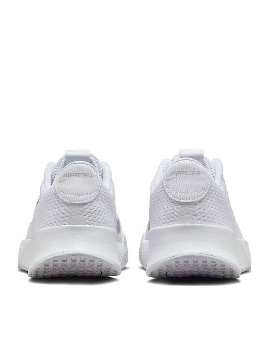 Nike Court Vapor Lite 2 Γυναικεία Παπούτσια Τένις για Όλα τα Γήπεδα White / Metallic Silver