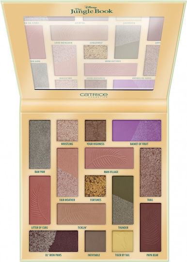 Catrice Cosmetics Disney The Jungle Book Lidschattenpalette in fester Form 010 Bare Necessities 28gr